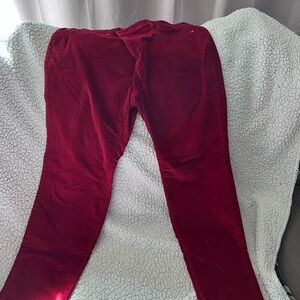 Roz & Ali Red Corduroy Pants – Women’s Size 16
